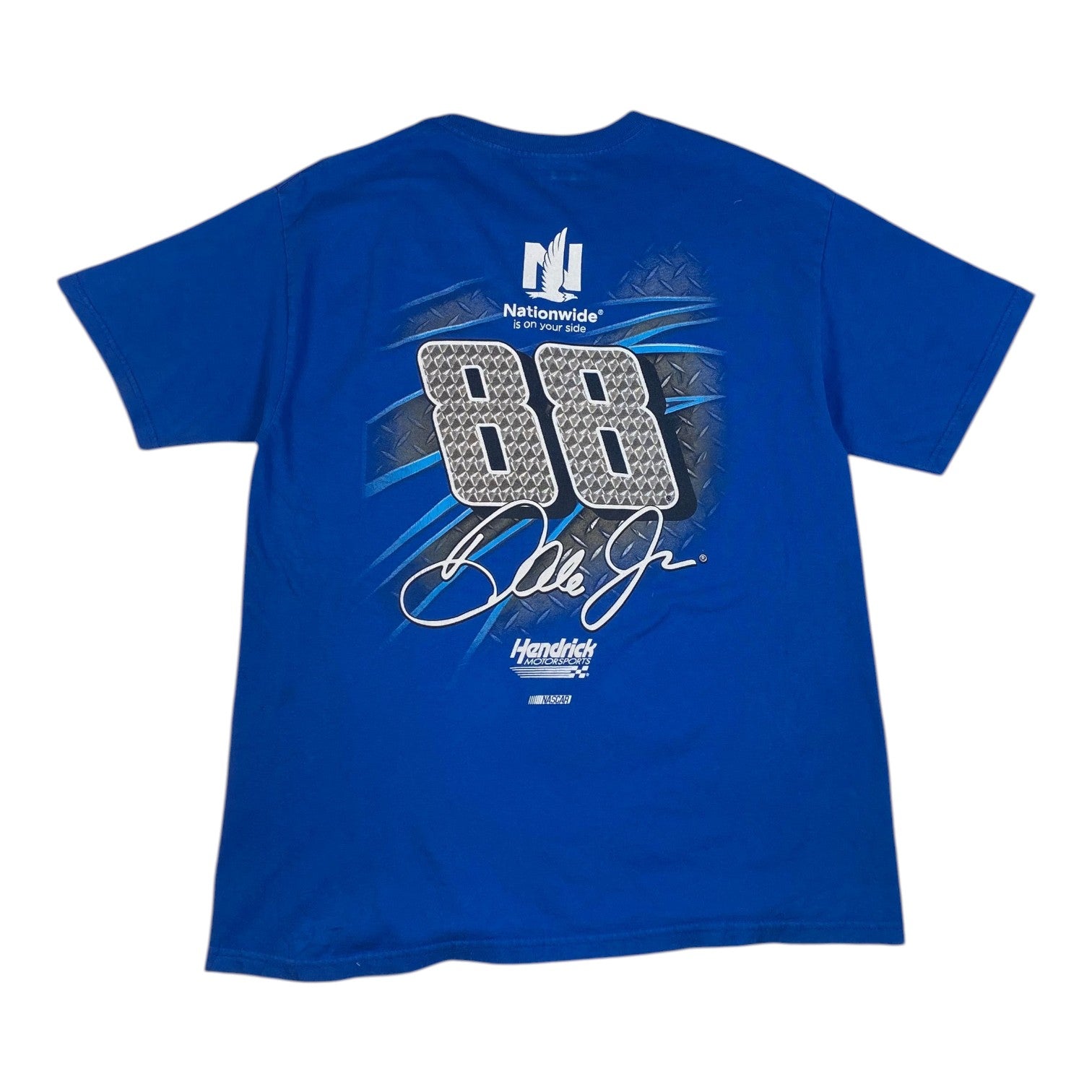 Digg It Thrift & Vintage royal blue Dale Earnhardt Jr. Nationwide NASCAR graphic t-shirt with number 88 print
