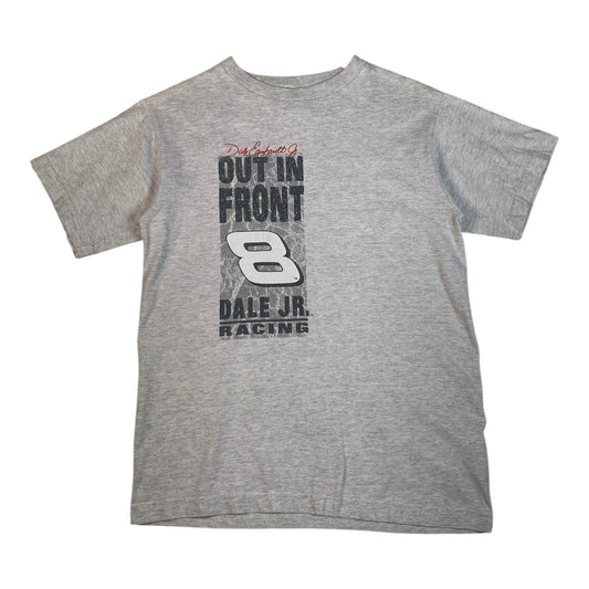 Digg It Thrift & Vintage heather grey Dale Earnhardt Jr. racing t-shirt with number 8 graphic print