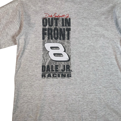 Digg It Thrift & Vintage heather grey Chase Authentics Dale Earnhardt Jr. graphic t-shirt with Out In Front print