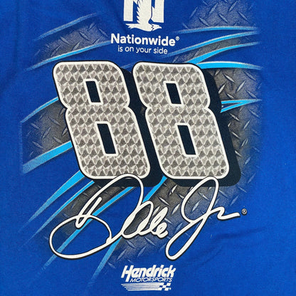 Digg It Thrift & Vintage royal blue Dale Earnhardt Jr. Nationwide NASCAR graphic t-shirt with number 88 print
