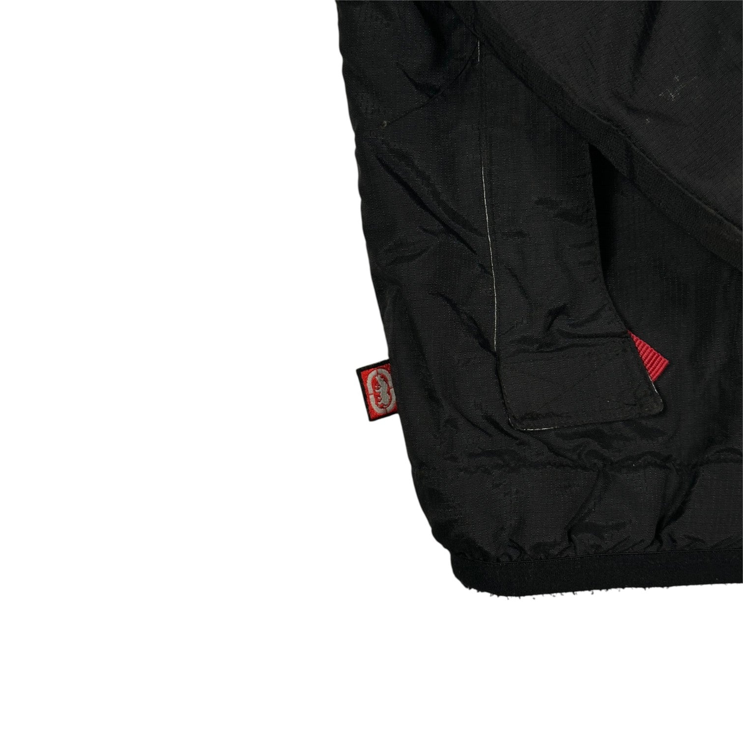 Digg It Thrift & Vintage black Ecko Unltd. fleece-lined winter jacket with red logo tag detail