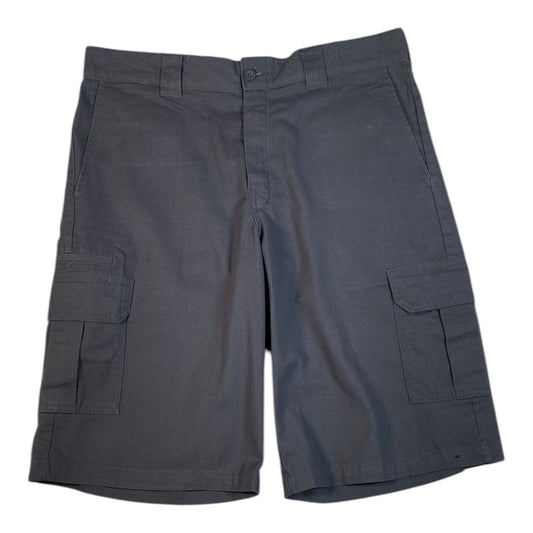 Digg It Thrift & Vintage grey Dickies FLEX loose fit cargo shorts with side pockets and button closure