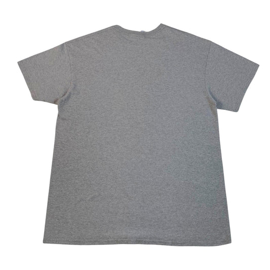 Digg It Thrift & Vintage grey short sleeve t-shirt back view