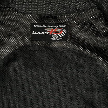 Digg It Thrift & Vintage Louis 75th Anniversary Edition motorcycle jacket interior label with mesh lining