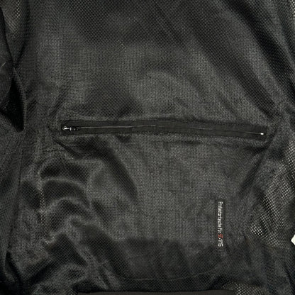 Digg It Thrift & Vintage Louis 75th Anniversary motorcycle racing jacket black mesh interior with zipper pocket