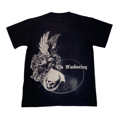 Digg It Thrift & Vintage black Machine Head The Blackening album t-shirt with skull and wing graphic print