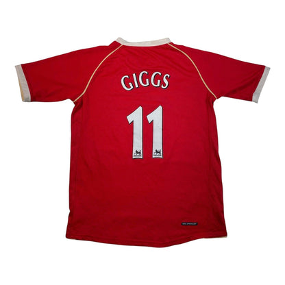 Digg It Thrift & Vintage 2006-2007 Manchester United Ryan Giggs #11 red home soccer jersey with white trim