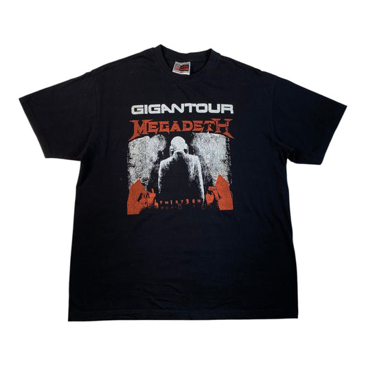 Digg It Thrift & Vintage black Megadeth and Motörhead Gigantour graphic band t-shirt in size medium