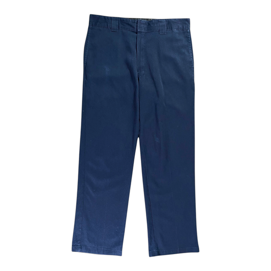 Digg It Thrift & Vintage navy blue Dickies 874 Flex work pants with a straight-leg fit and durable fabric.