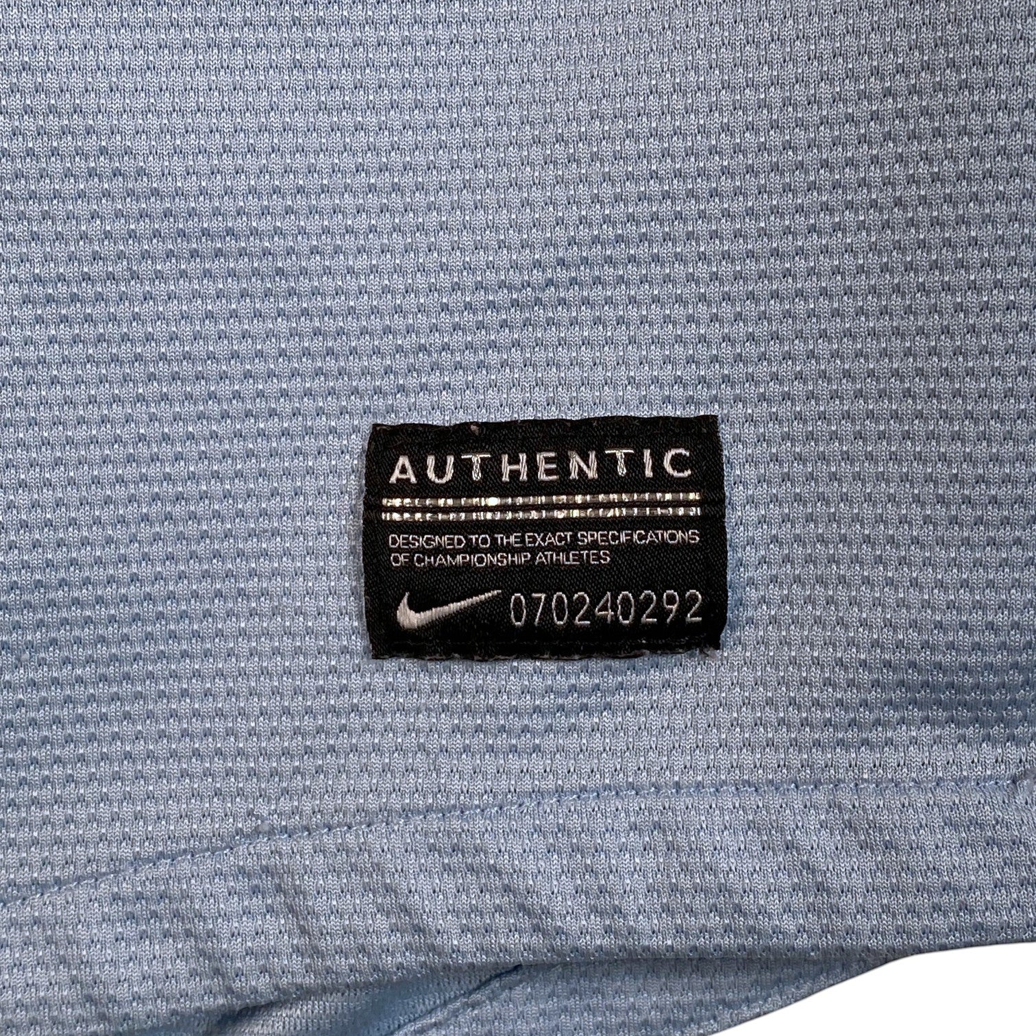 Digg It Thrift & Vintage 2011-2012 Nike France away football shirt authentic jersey tag detail