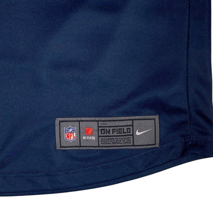 Digg It Thrift & Vintage navy blue Nike On Field NFL New England Patriots jersey with official league patch