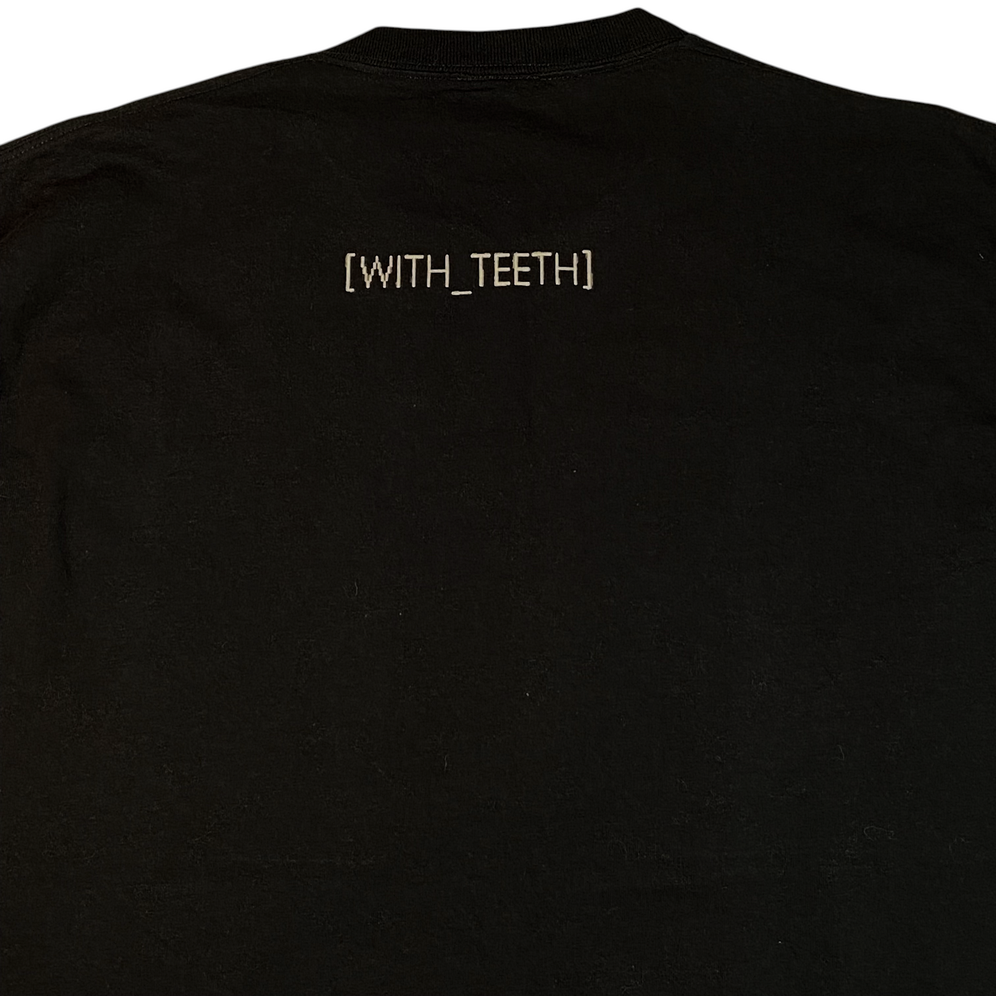 Digg It Thrift & Vintage black Nine Inch Nails With Teeth band t-shirt with back graphic print
