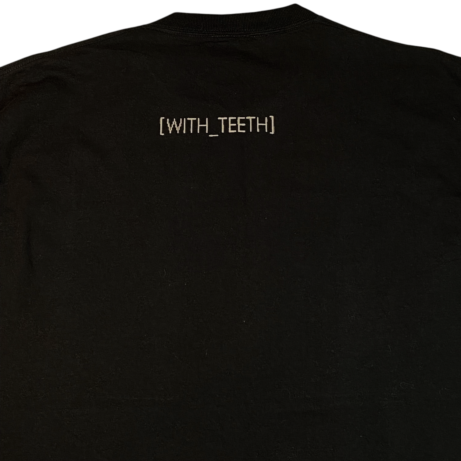 Digg It Thrift & Vintage black Nine Inch Nails With Teeth band t-shirt with back graphic print