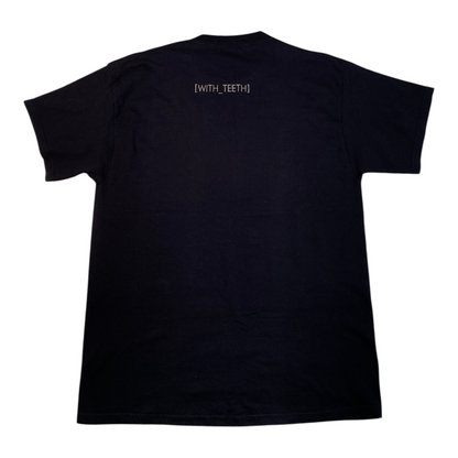Digg It Thrift & Vintage black Nine Inch Nails With Teeth band t-shirt with back logo print