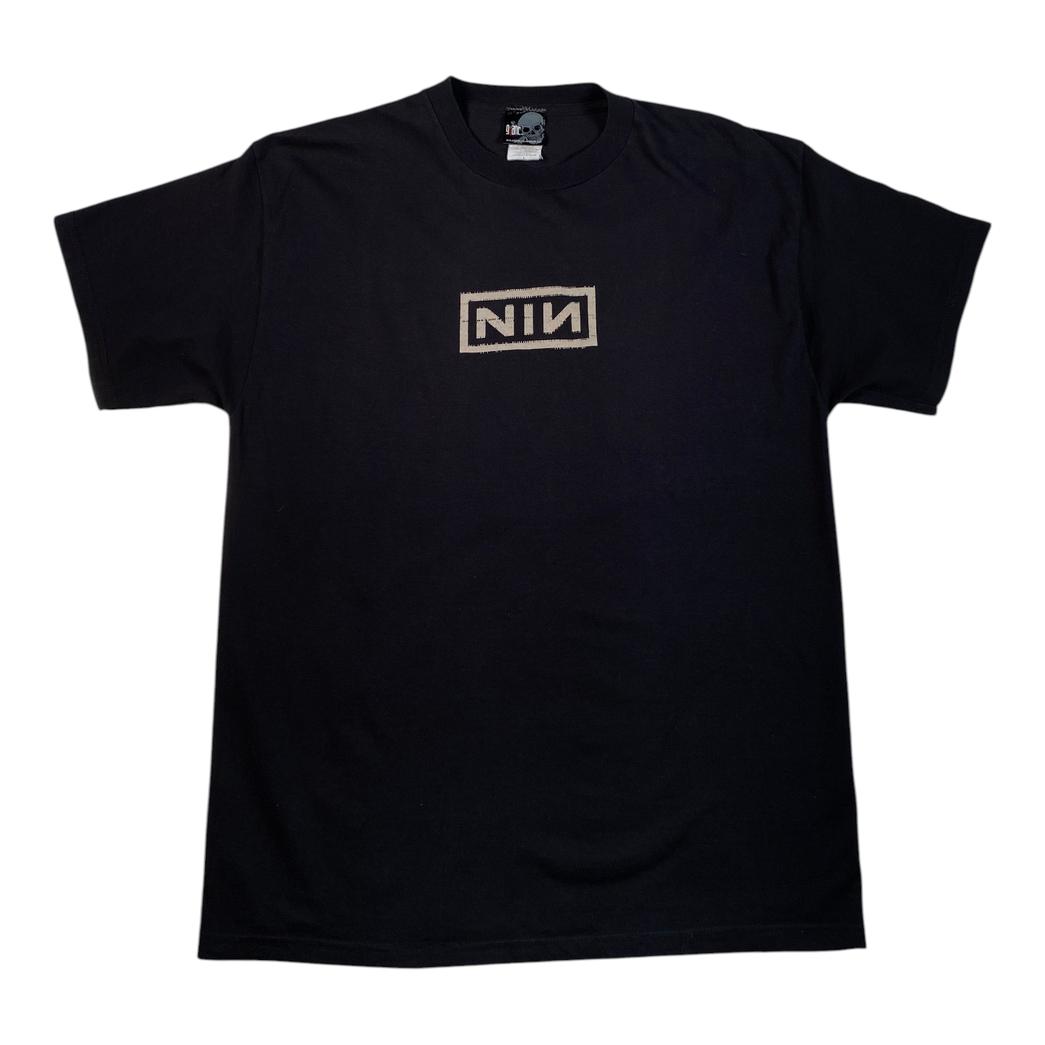 Digg It Thrift & Vintage black Nine Inch Nails With Teeth band t-shirt with front logo graphic