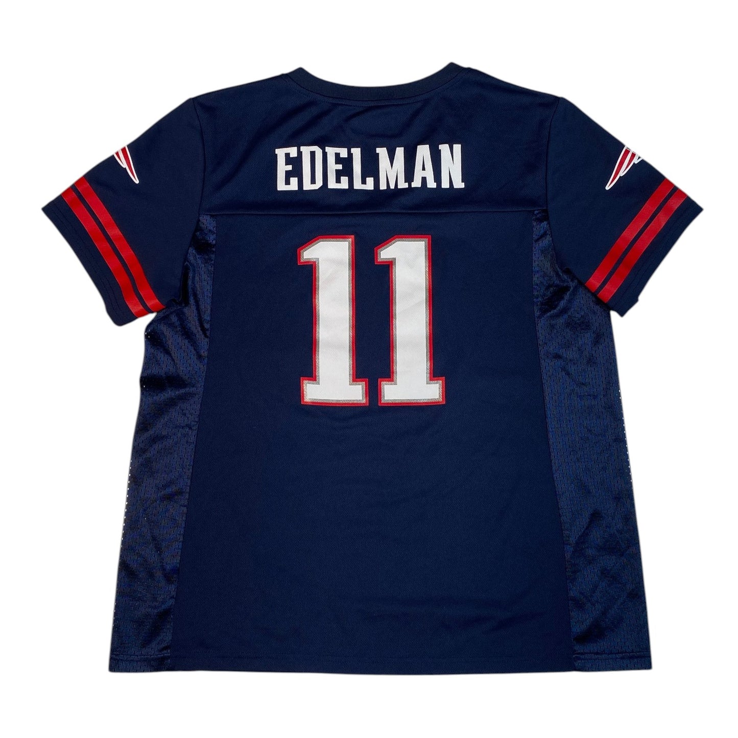 Digg It Thrift & Vintage navy blue New England Patriots Julian Edelman women's jersey with white number 11