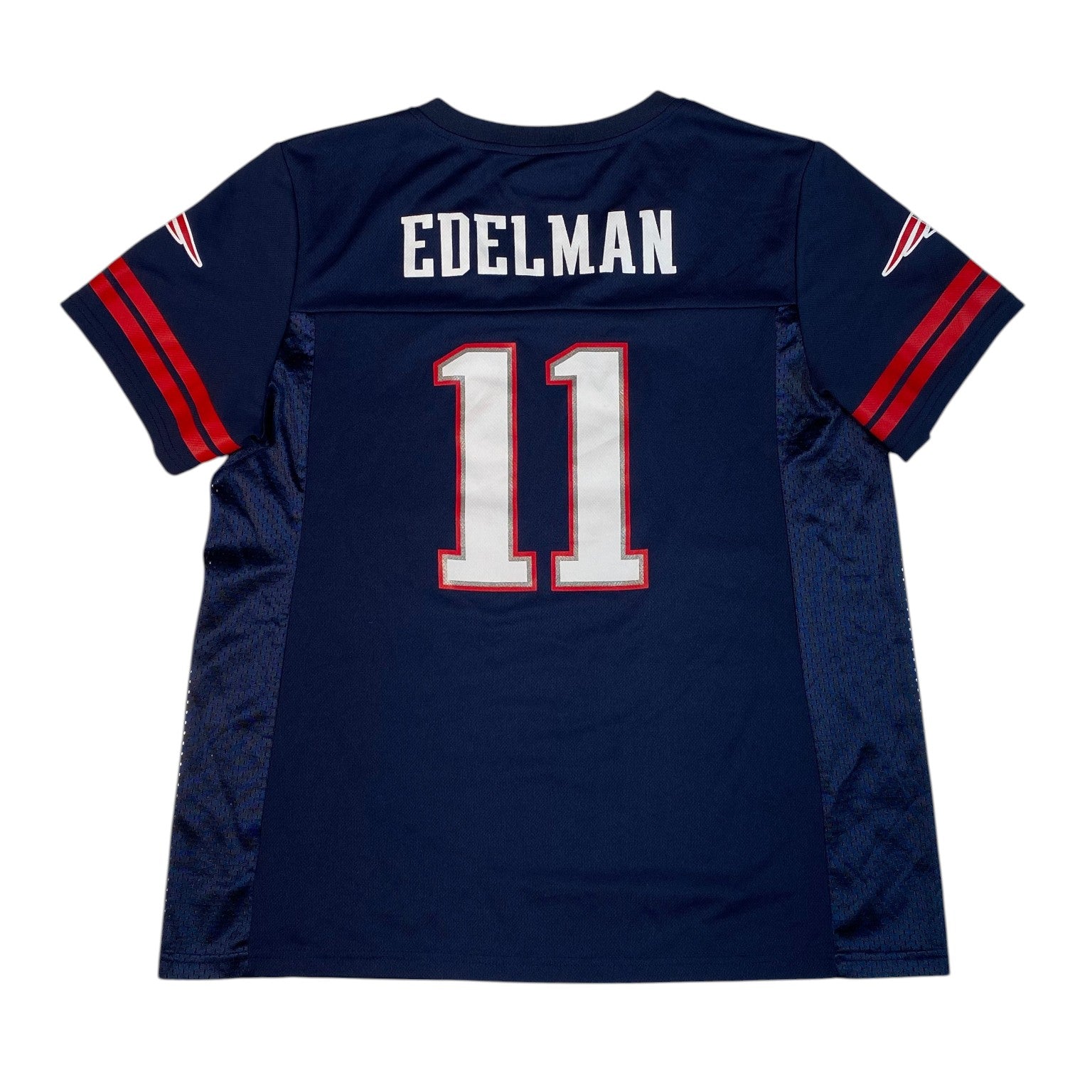 Digg It Thrift & Vintage navy blue New England Patriots Julian Edelman women's jersey with white number 11