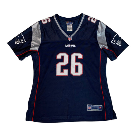 Digg It Thrift & Vintage New England Patriots Logan Ryan home jersey in navy blue with white and red accents