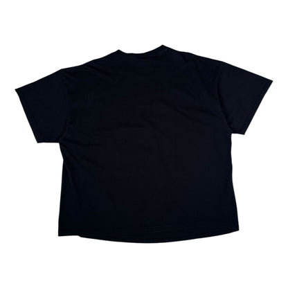 Back view of a plain black Reebok t-shirt from Digg It Thrift & Vintage, size XL fitting like a large.