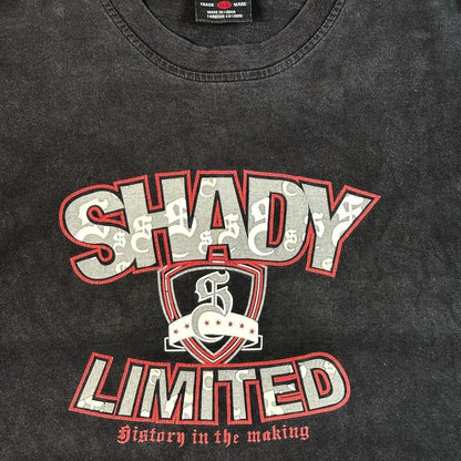 Digg It Thrift & Vintage Y2K Shady Ltd. Eminem black graphic t-shirt with History In The Making print