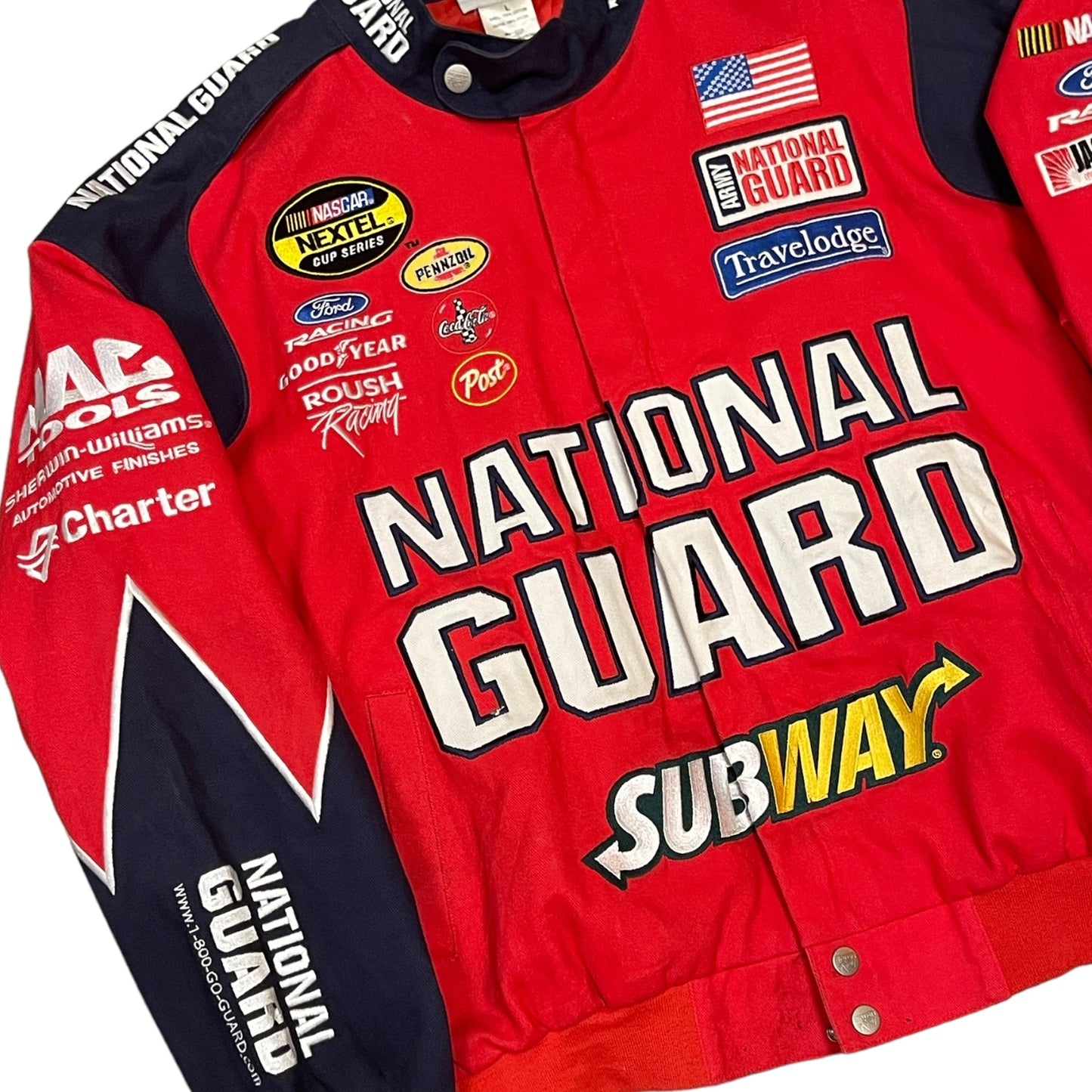 Roush Racing National Guard Subway Nascar Jacket