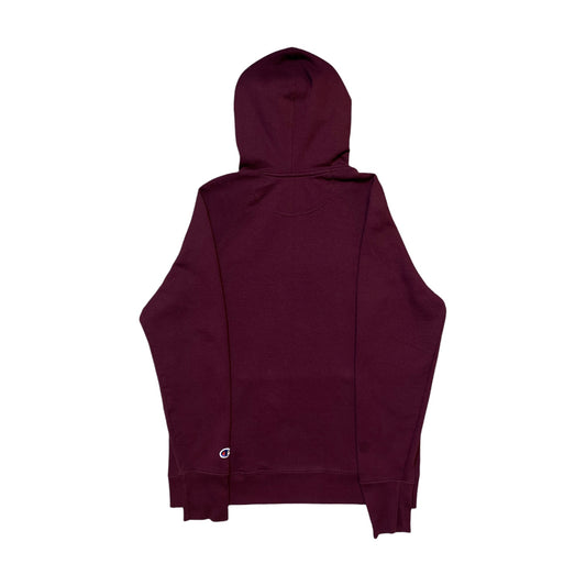 Champion Dual Tone Logo Maroon Hoodie